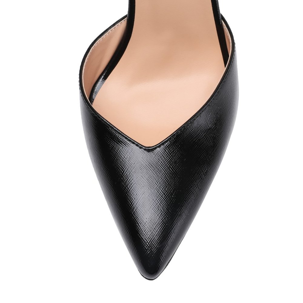 Petit Cadeau Carolyn - 4" Pointed Toe High Heel Sandals with Ankle Straps. NEW! - Picture 4 of 6